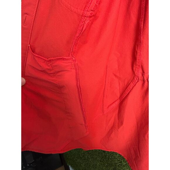 Duluth Trading Co. Flexpedition Jacket Red Weather Resistant Hooded Size XS - Picture 7 of 9